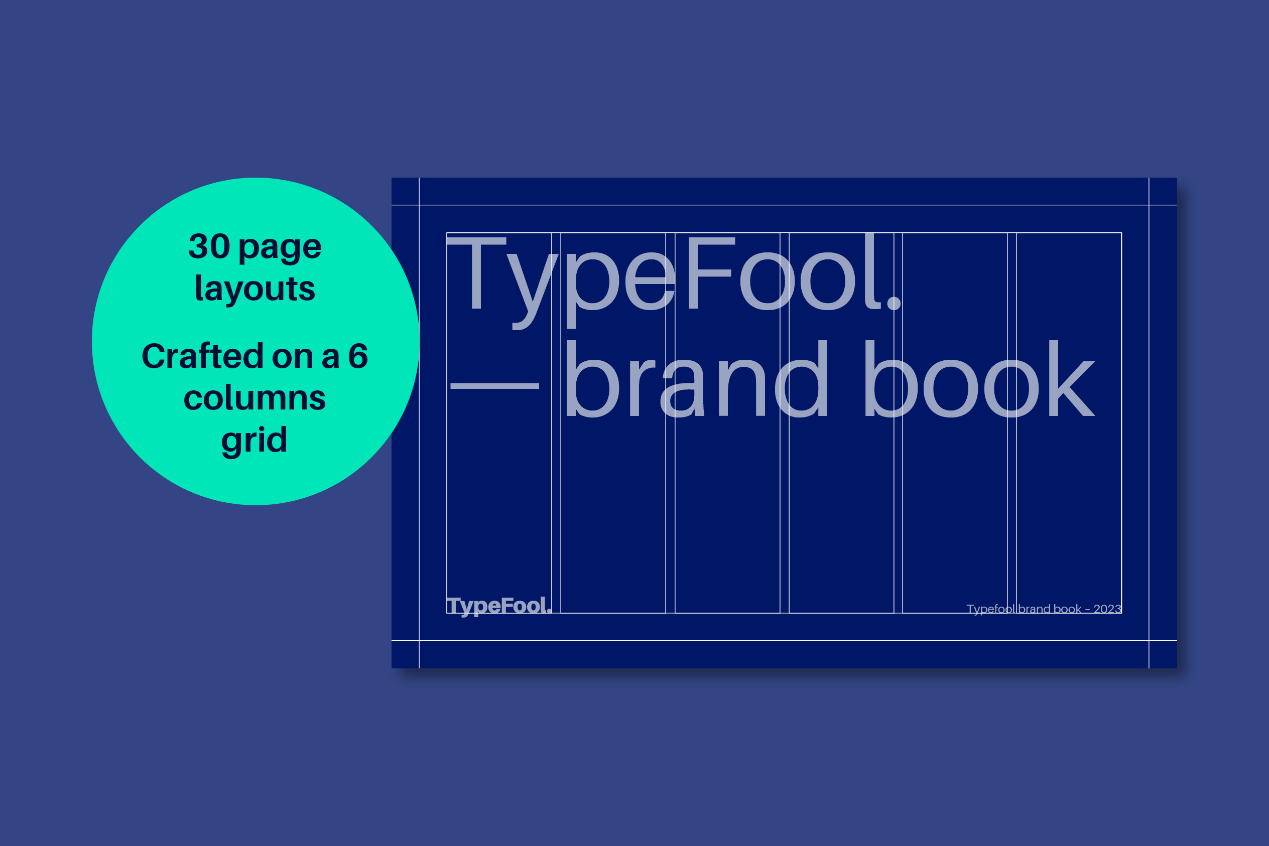 Clean Branding guidelines template by typefool